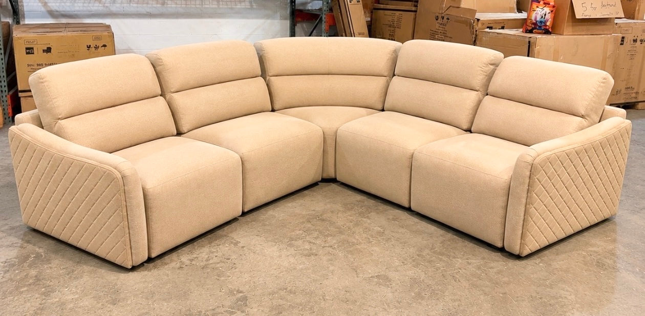 Donovan Sand Dual Power Reclining Sectional