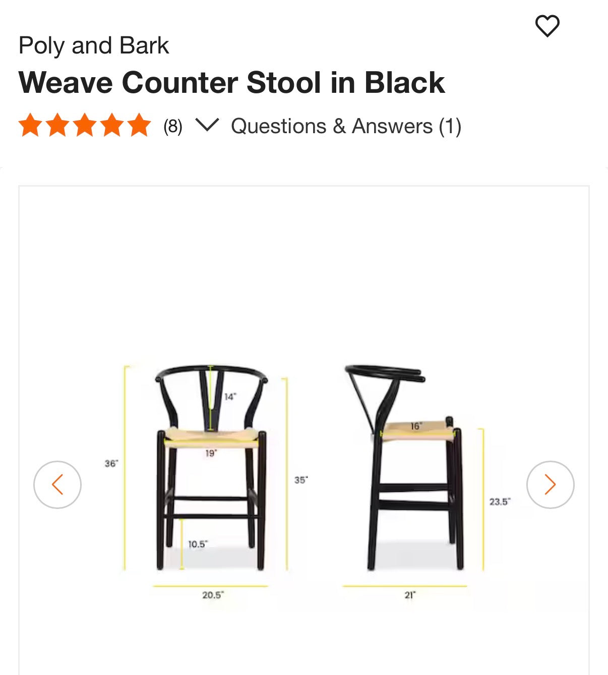(4) Barstool Set