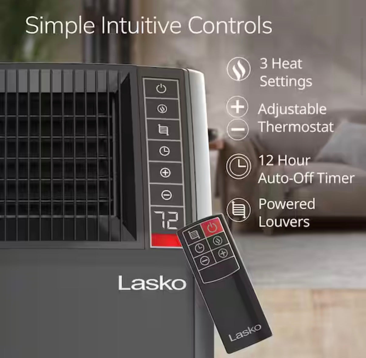 Lasko Remote Space Heater
