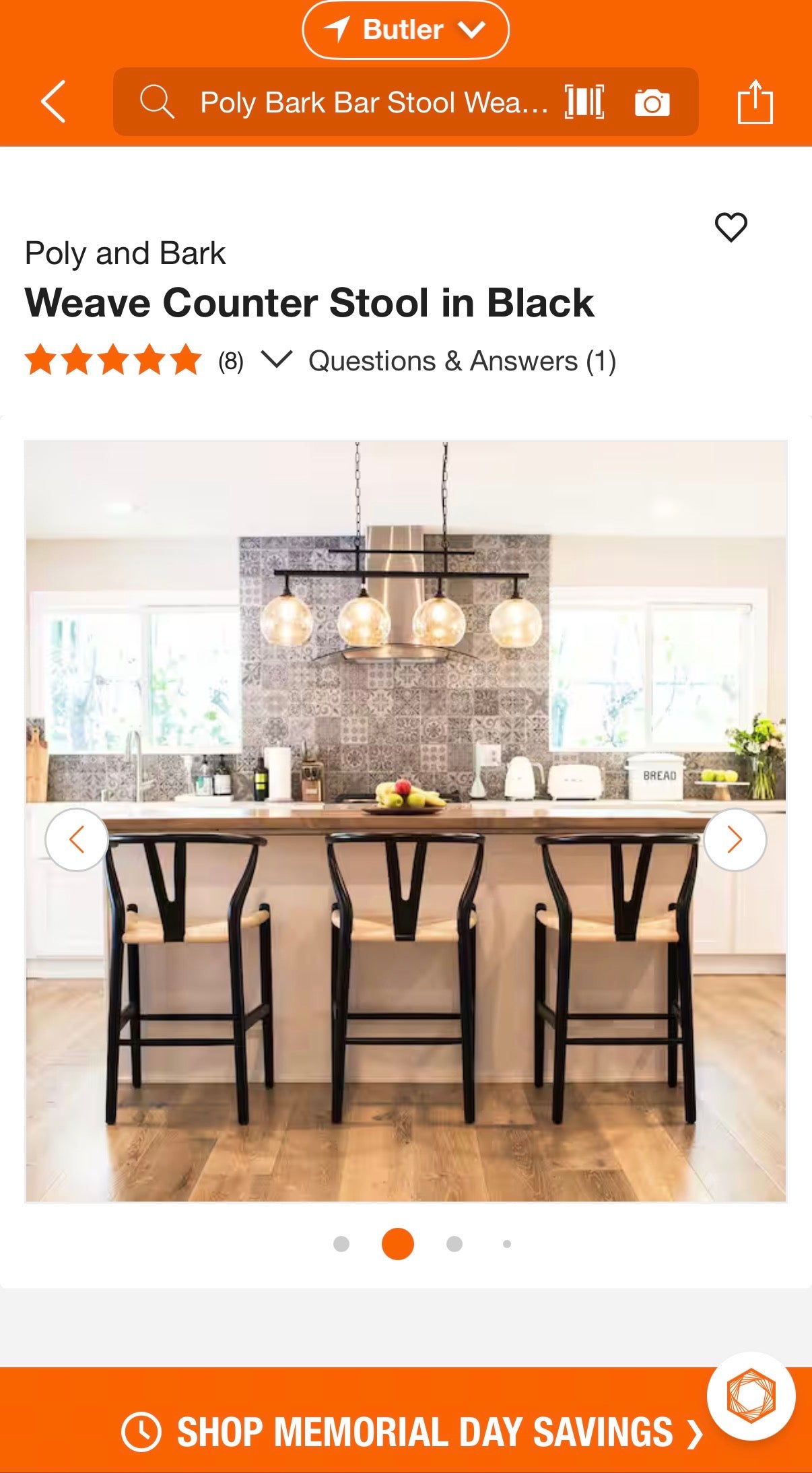 (4) Barstool Set