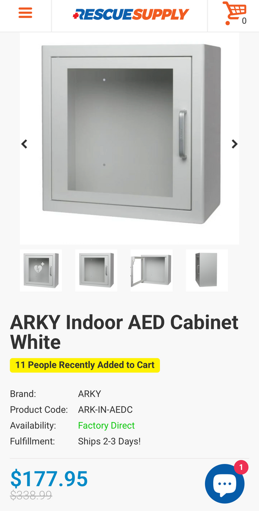 ARKY Indoor AED Cabinet