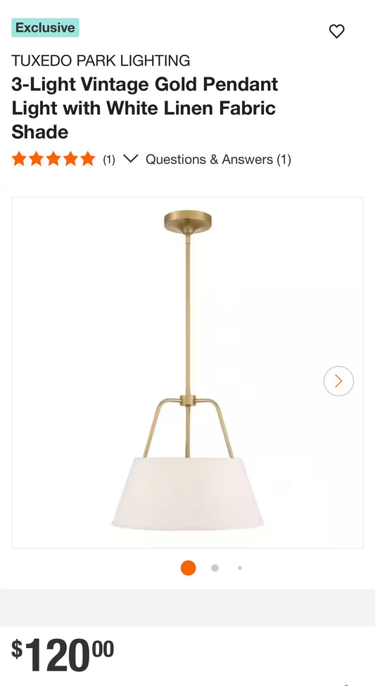 Tuxedo Park Hanging Light