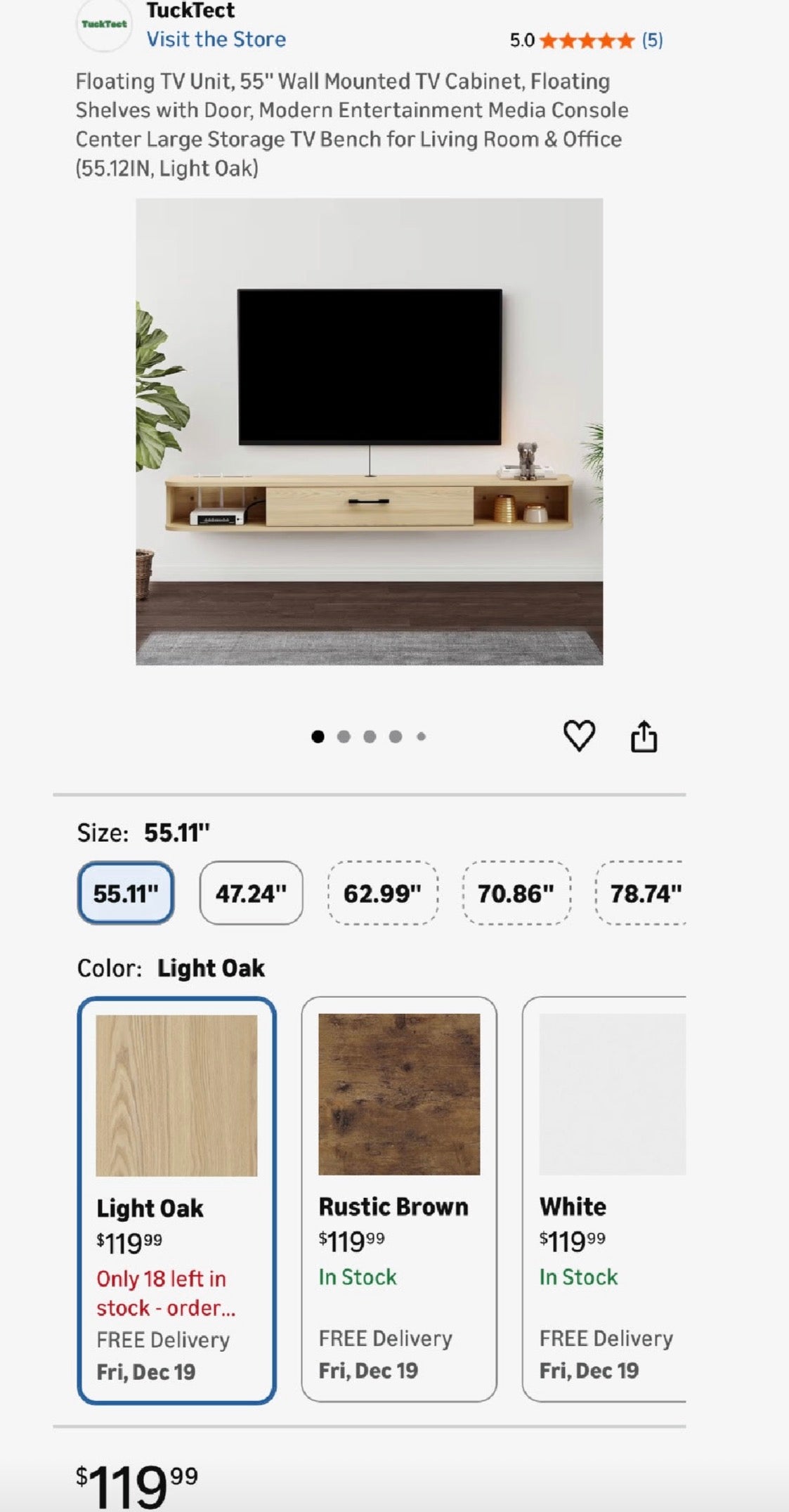 Floating Tv Console Cabinet Shelf